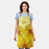 Gepersonaliseerd Schort, het 'Wildflower' Collecti Schort (Gedragen)