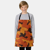 Gepersonaliseerd Schort voor jonge chef-koks (Gedragen)