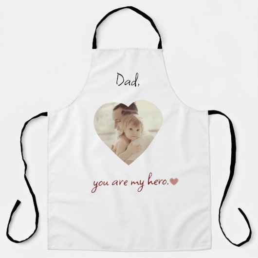 Gepersonaliseerd Schort voor Vaderdag (Voorkant)