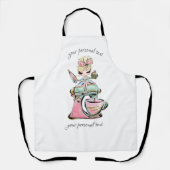 Gepersonaliseerd schort, zoete koekje schort (Voorkant)