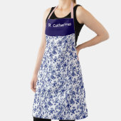 Gepersonaliseerd Schorten blauw toile ontwerp (Insitu)