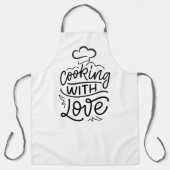 Gepersonaliseerd Schorten met Speelse Keukennoteri (Voorkant)