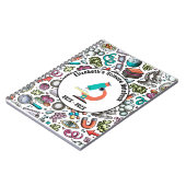 Gepersonaliseerd Science Notitieboek Hoesje - Paar (Linkerzijde)