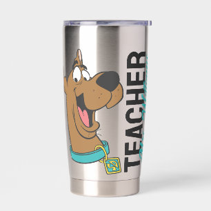 Gepersonaliseerd Scooby-Doo Happy Face Teacher Geïsoleerde Drinkbeker