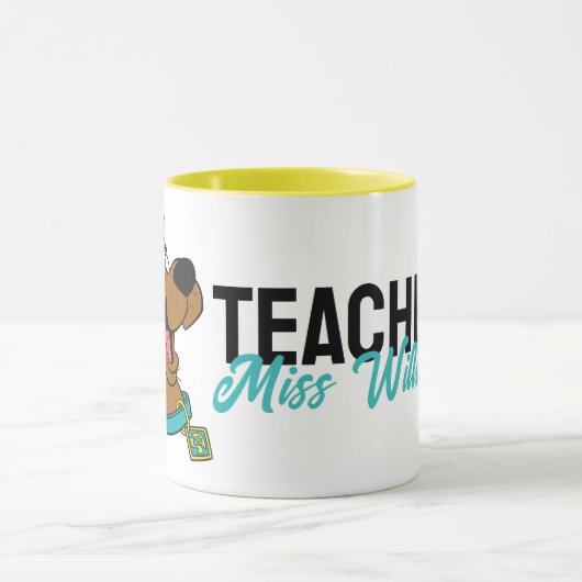 Gepersonaliseerd | Scooby-Doo Happy Face Teacher Mok (Midden)