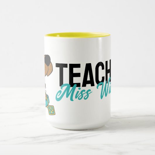 Gepersonaliseerd | Scooby-Doo Happy Face Teacher Mok (Midden)