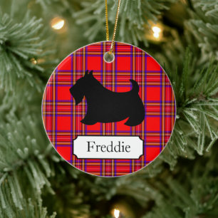 Gepersonaliseerd Scottish Terrier Ornament