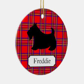 Gepersonaliseerd Scottish Terrier Ornament (Rechts)