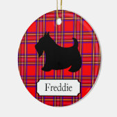 Gepersonaliseerd Scottish Terrier Ornament (Links)