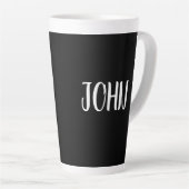 GEPERSONALISEERD SCRIPT AANGEPASTE LATTE KOFFIE MO MOK (Rechterhoek)