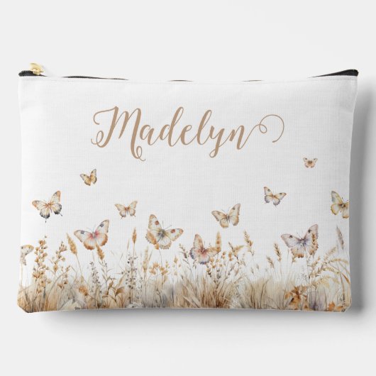 Gepersonaliseerd script Boho Butterflies Etui (Voorkant)