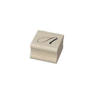 Gepersonaliseerd script Initiaal Rubberstempel