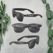 Gepersonaliseerd script Sunglass | Huwelijksfeestg Zonnebrillen