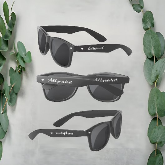 Gepersonaliseerd script Sunglass | Huwelijksfeestg Zonnebrillen