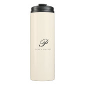 Gepersonaliseerd script Waterfles - Blush Pink Thermosbeker (Voorkant)