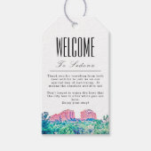 Gepersonaliseerd Sedona Welcome Gift Label Cadeaulabel (Voorkant)
