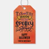 Gepersonaliseerd seizoen om spooky Halloween te zi Cadeaulabel (Voorkant)
