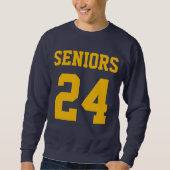 Gepersonaliseerd Senior Class High School Colours  Trui (Voorkant)