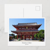 Gepersonaliseerd, Sensō-ji Tempel, TOKYO, Japan Briefkaart (Voorkant / Achterkant)