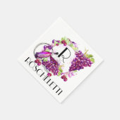 Gepersonaliseerd servetten voor wijncocktails (Hoek)