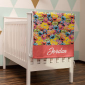 Gepersonaliseerd Sesamstraat tekenpatroon Fleece Deken