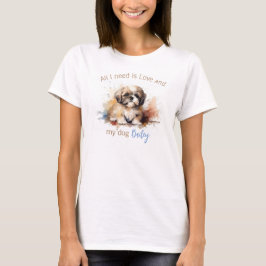 Gepersonaliseerd Shih Tzu T-shirt