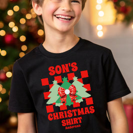 Gepersonaliseerd Shirt van de Zoon van Kerstmis