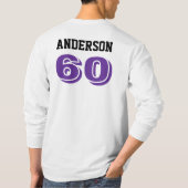 Gepersonaliseerd Shirt van het Football op school  (Achterkant)