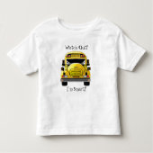 Gepersonaliseerd Shirt voor schoolbus (Voorkant)
