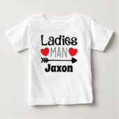 Gepersonaliseerd Shirt voor Valentijnse Mannen (Voorkant)