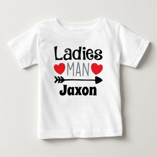 Gepersonaliseerd Shirt voor Valentijnse Mannen (Voorkant)