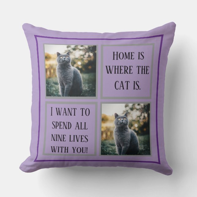 Gepersonaliseerd Sierkussen - Aangepast Afbeelding (Voorkant)