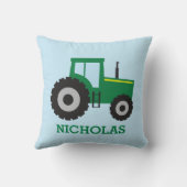 Gepersonaliseerd Sierkussen Boerderij tractor Kind (Achterkant)