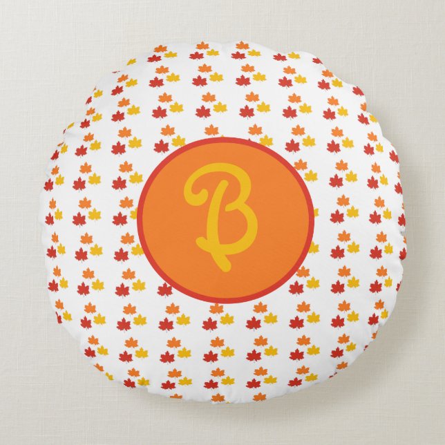 Gepersonaliseerd Sierkussen Rond Kussen (Voorkant)