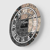 Gepersonaliseerd sierpleisters grote klok (Hoek)