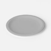 Gepersonaliseerd Silver 7" Round Paper Bord (Gekanteld)