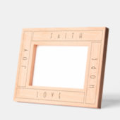 Gepersonaliseerd Simple Faith Love Hope Joy Typogr Gegraveerde Lijstjes (Links)