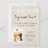 Gepersonaliseerd Sip en Zie Uitnodiging (Voorkant)