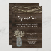 Gepersonaliseerd Sip en zie Uitnodiging - Rustig h (Voorkant / Achterkant)