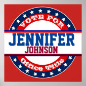 Gepersonaliseerd Sjabloon Campagne Poster (Voorkant)