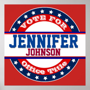 Gepersonaliseerd Sjabloon Campagne Poster