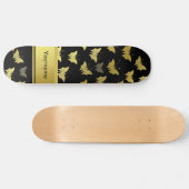 gepersonaliseerd, sjabloon, vlinder, vlinders, persoonlijk skateboard (Horizontaal)