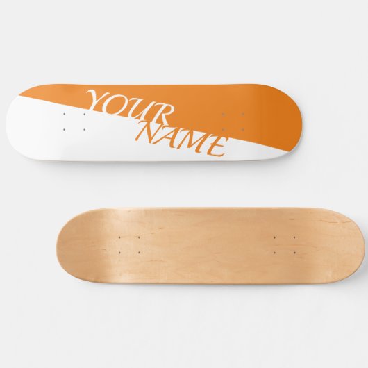 Gepersonaliseerd skateboard - Jouw naam toevoegen (Horizontaal)
