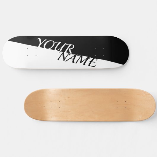 Gepersonaliseerd skateboard - Jouw naam toevoegen (Horizontaal)