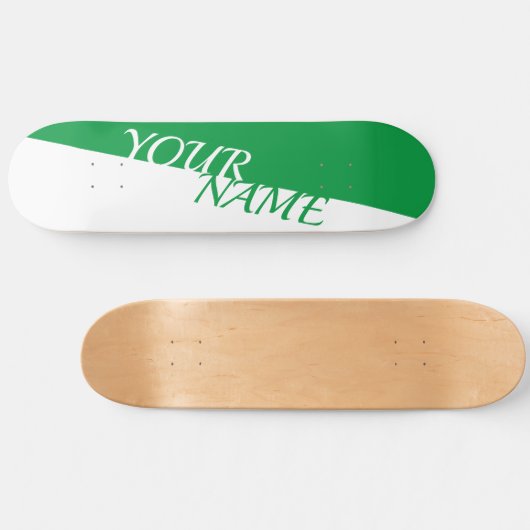 Gepersonaliseerd skateboard - Jouw naam toevoegen (Horizontaal)