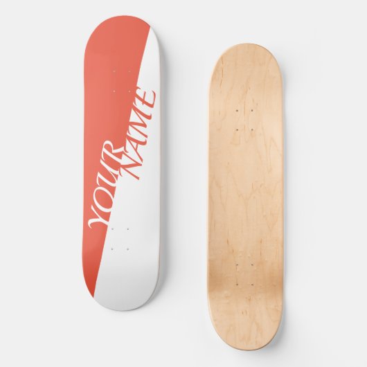 Gepersonaliseerd skateboard - Jouw naam toevoegen (Voorkant)