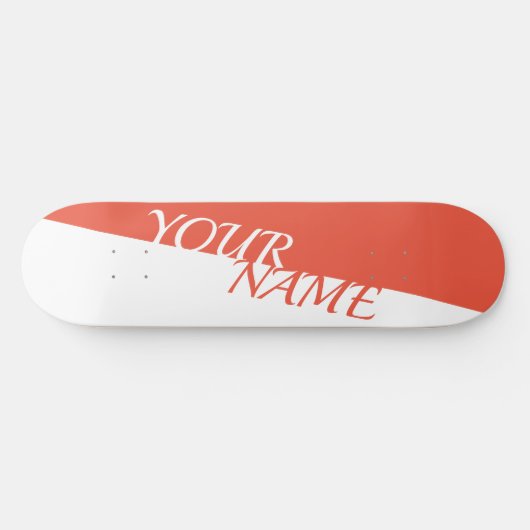 Gepersonaliseerd skateboard - Jouw naam toevoegen (Horizontaal)