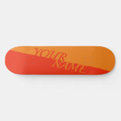 Gepersonaliseerd skateboard - Jouw naam toevoegen (Horizontaal)