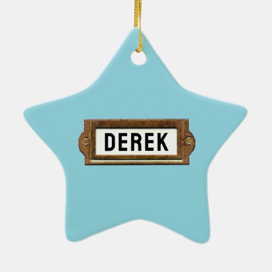 Gepersonaliseerd skateboarden keramisch ornament (Achterkant)