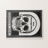 Gepersonaliseerd Skelet van de Partij van de Hallo Legpuzzel (Horizontaal)